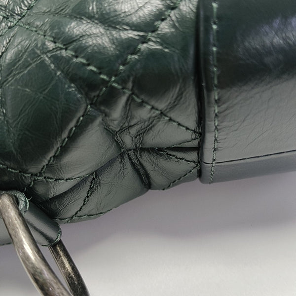 GABRIELLE Small Quilted Calfskin Green