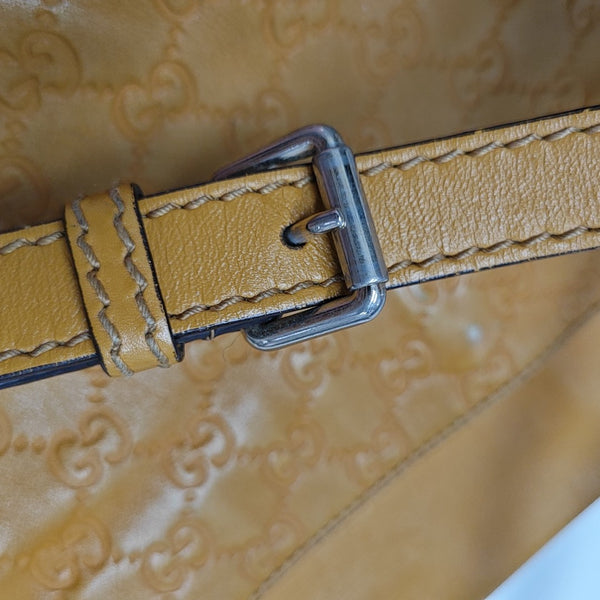 Monogram Calfskin Shoulder Bag Yellow