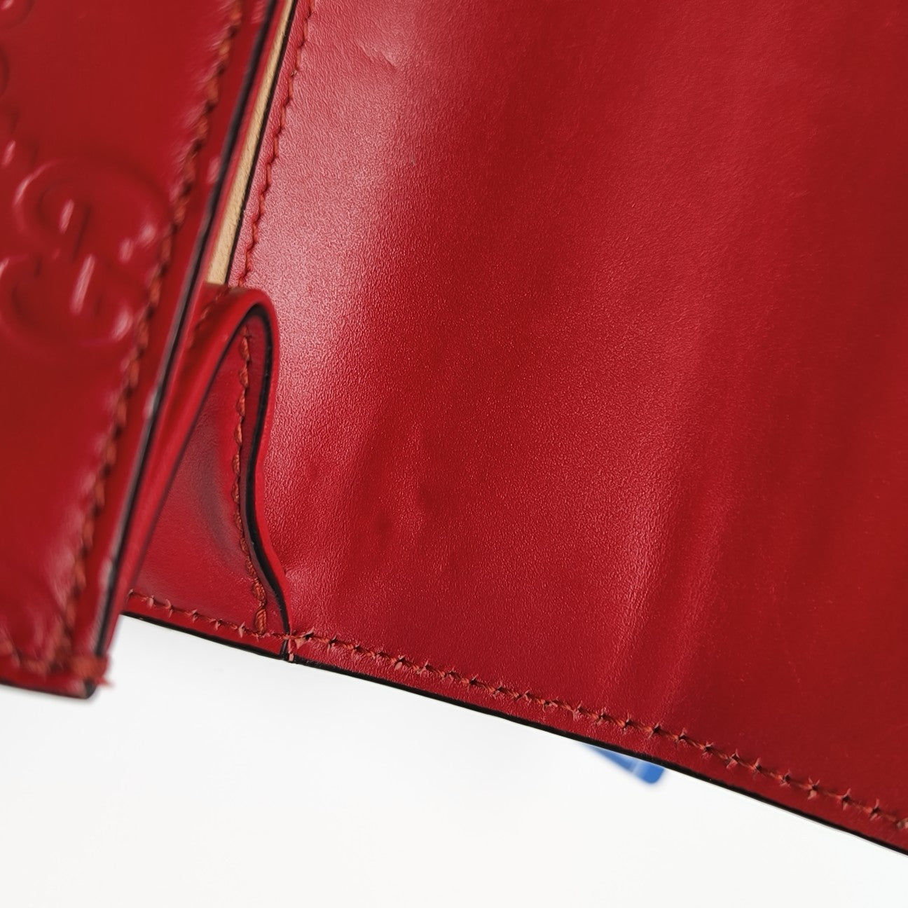 Padlock Small Monogram Calfskin Red