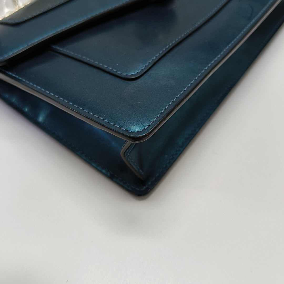 SERPENTI FOREVER Quilted Calfskin Blue