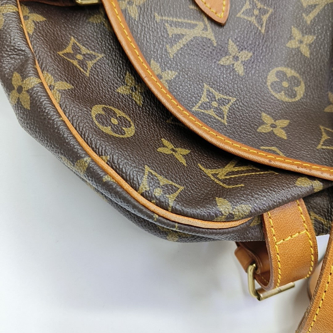 SAUMUR Monogram Coated Canvas Brown