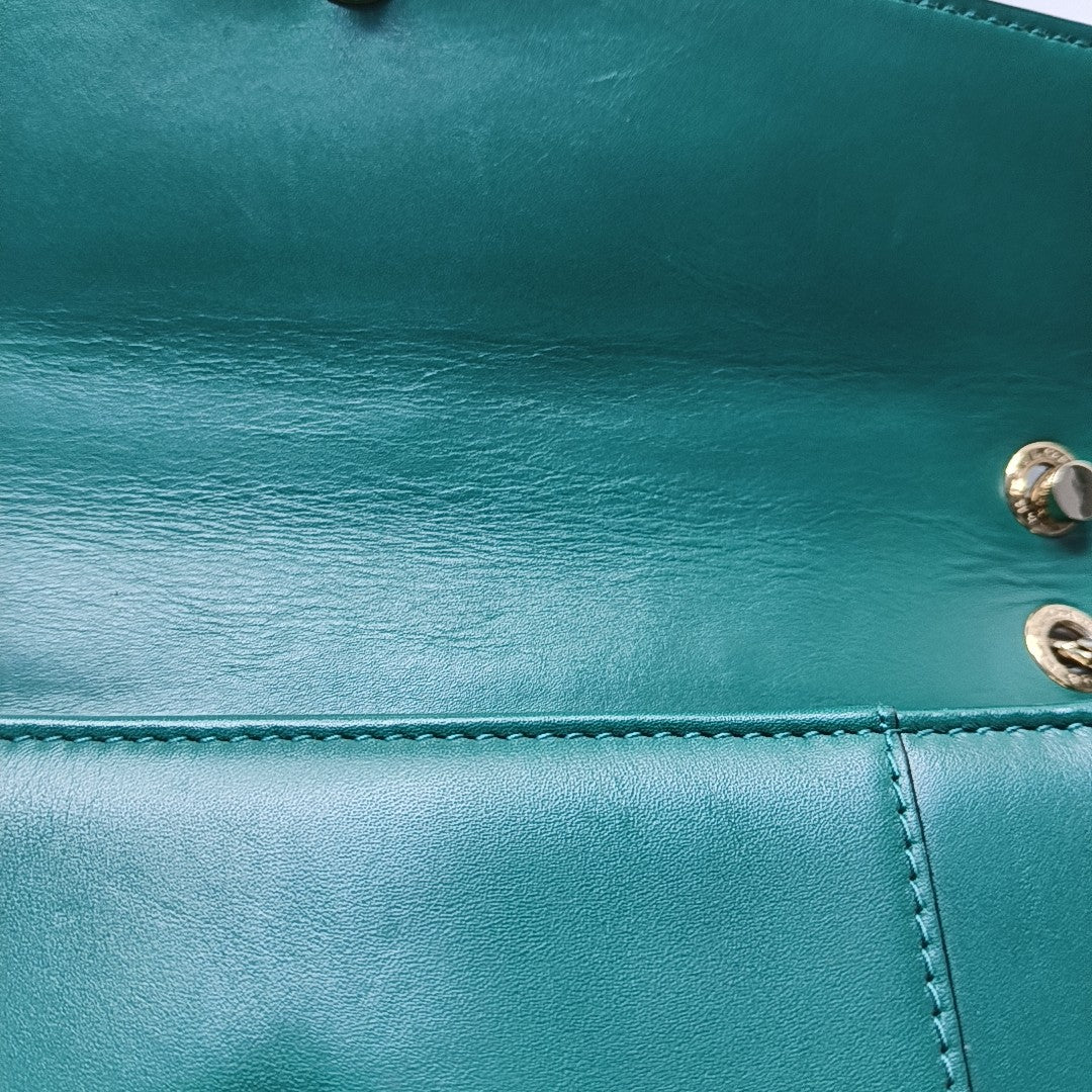 SERPENTI FOREVER Medium Calfskin Green