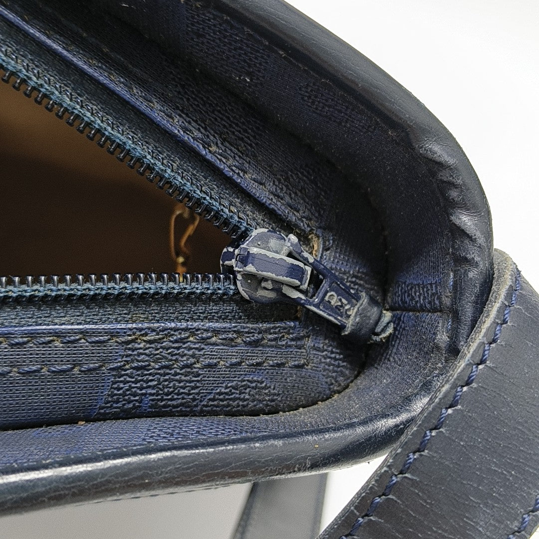 Oblique Calfskin Blue