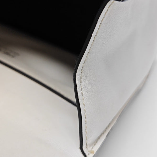 Monochrome Saffiano Calfskin White