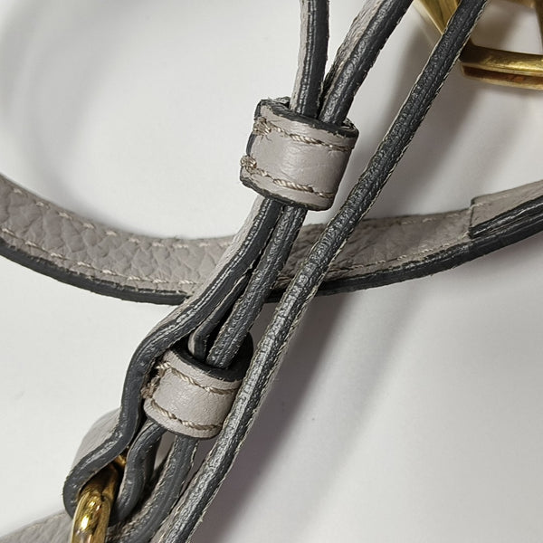 Calfskin Shoulder Bag Gray
