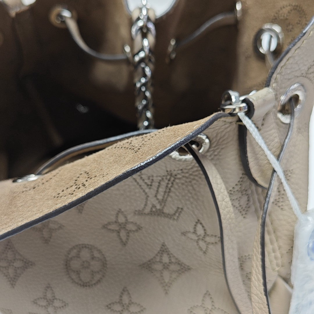 BELLA Monogram Calfskin Gray