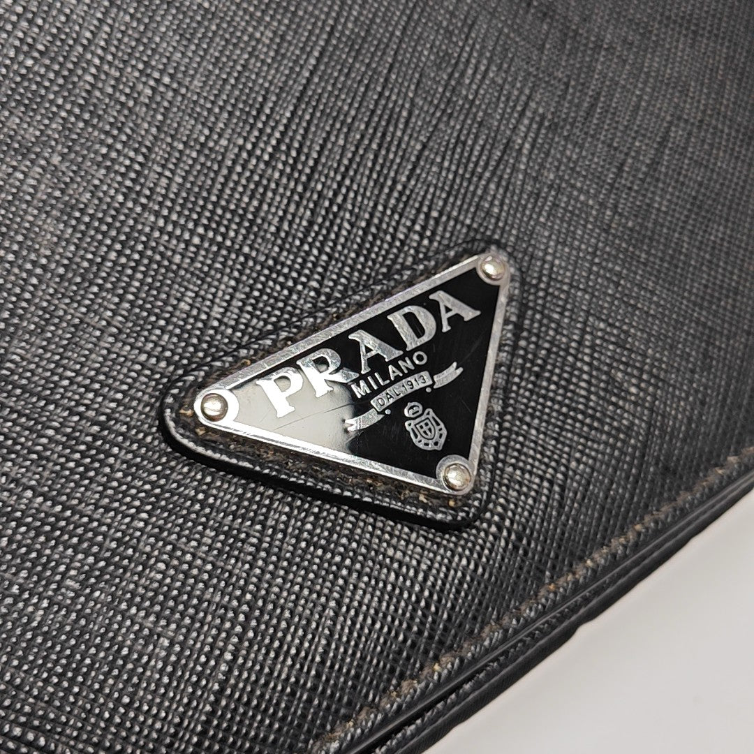 Calfskin Shoulder Bag Black