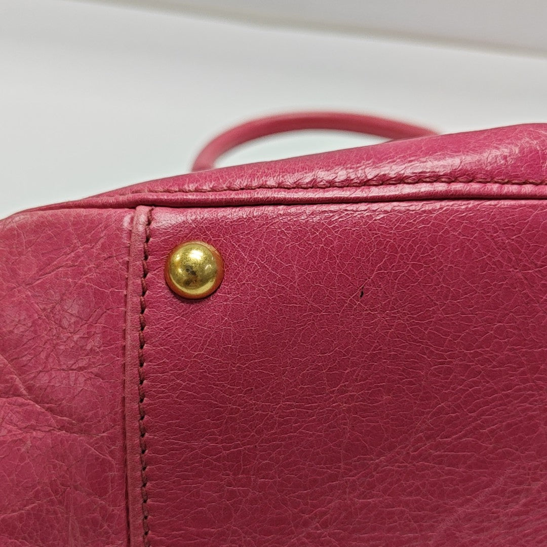 Miu Coffer Calfskin Red