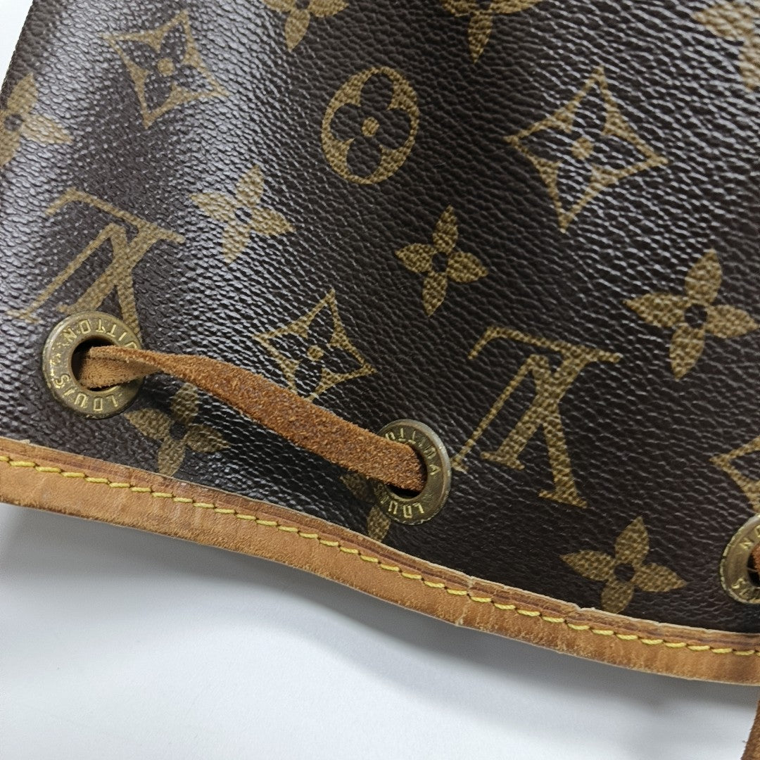 NÉONOÉ PM Monogram Coated Canvas Brown