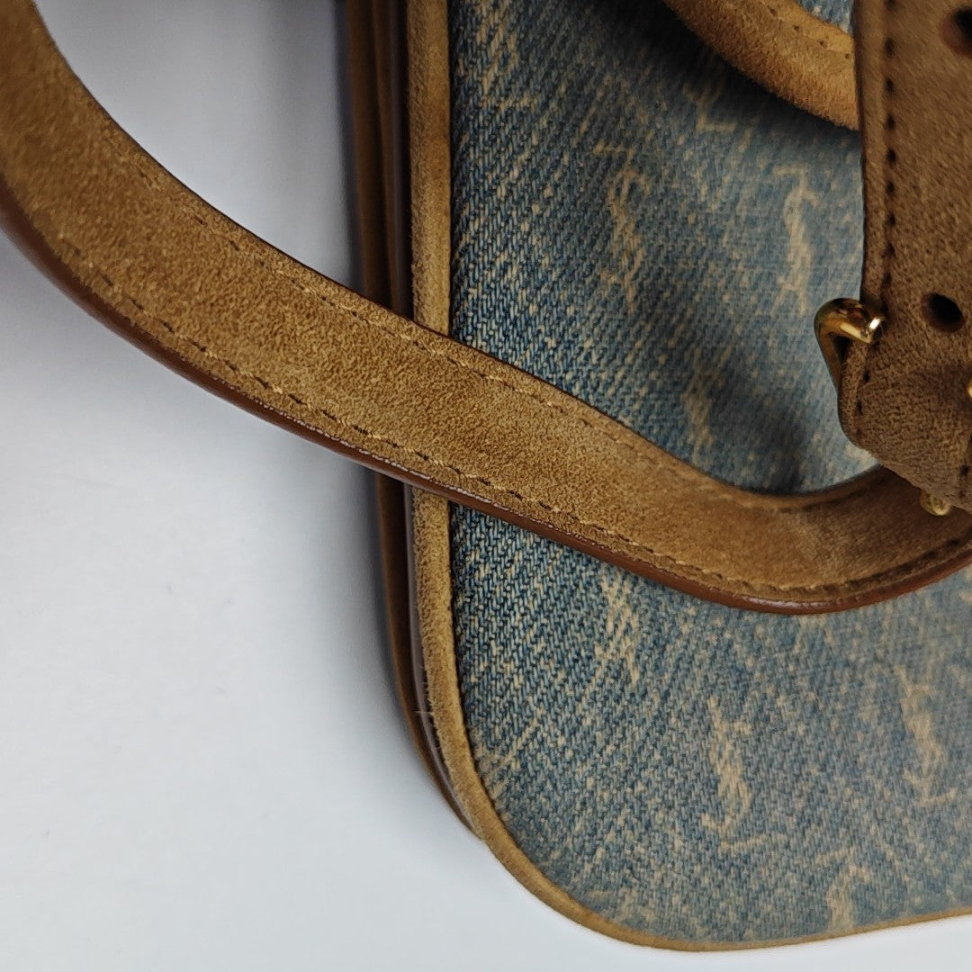 MONOGRAM ALL OVER Small Denim Blue