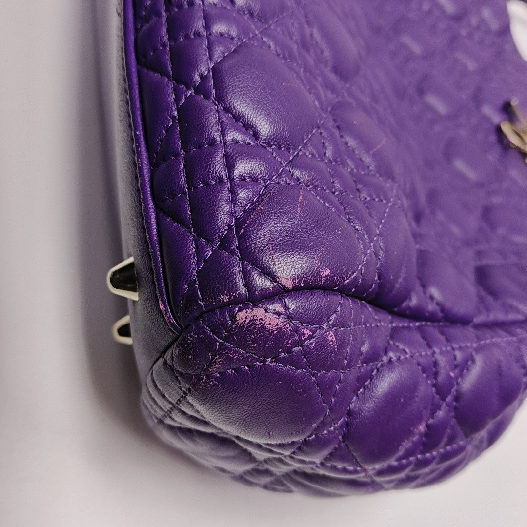 Dior Soft Cannage Calfskin Purple