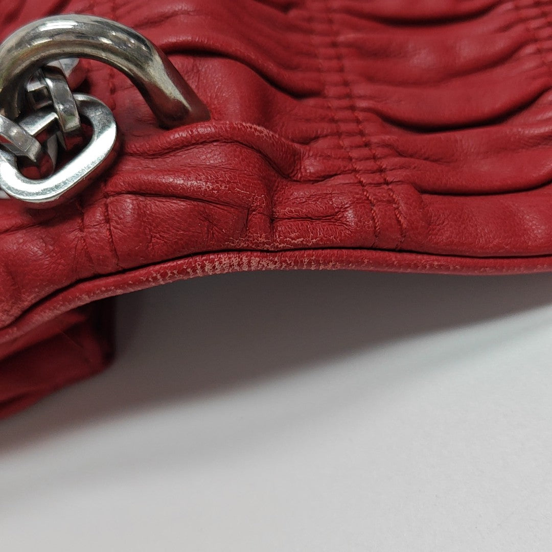 Mini Bag Quilted Lambskin Red
