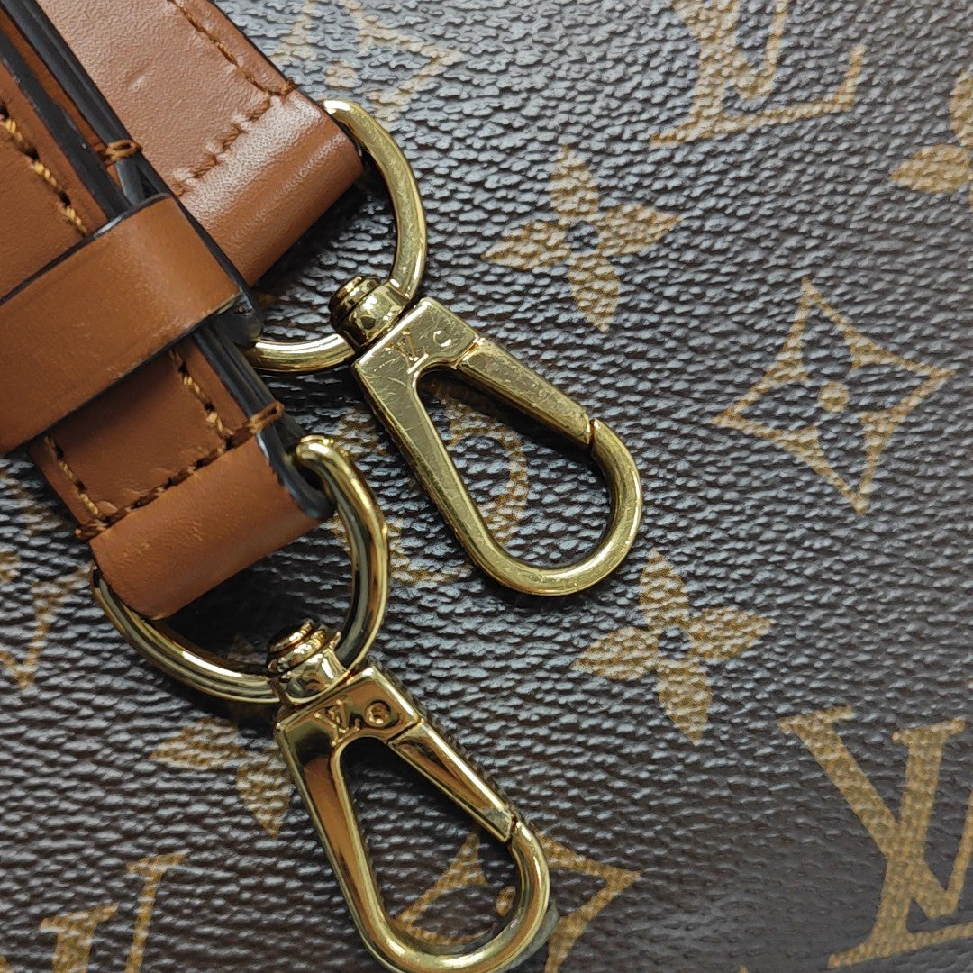 DAUPHINE Mini Monogram Coated Canvas Brown