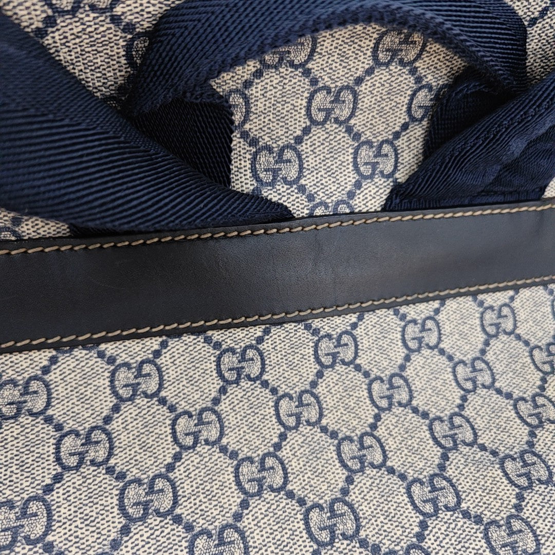 Monogram Coated Canvas Backpack Black