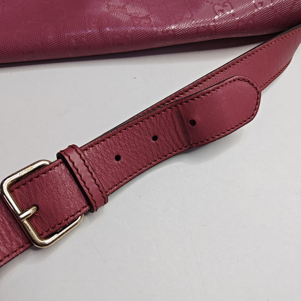 Monogram Coated Canvas Red