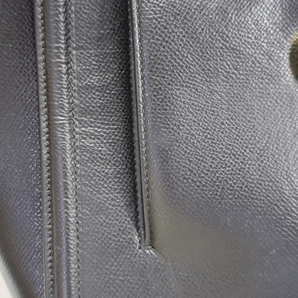 Calfskin Shoulder Bag Medium Black