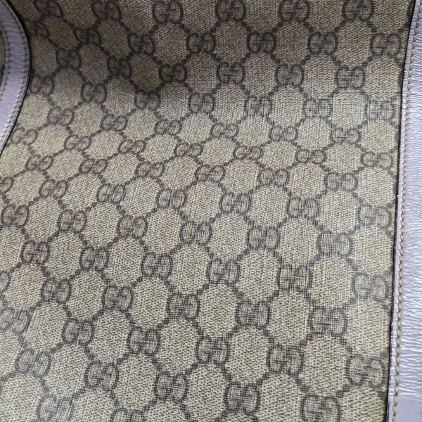 Monogram Coated Canvas Tote Bag Beige