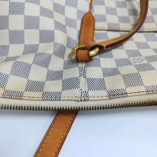 TOTALLY GM Damier Azur Coated Canvas White
