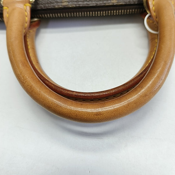 ALMA PM Monogram Coated Canvas Brown