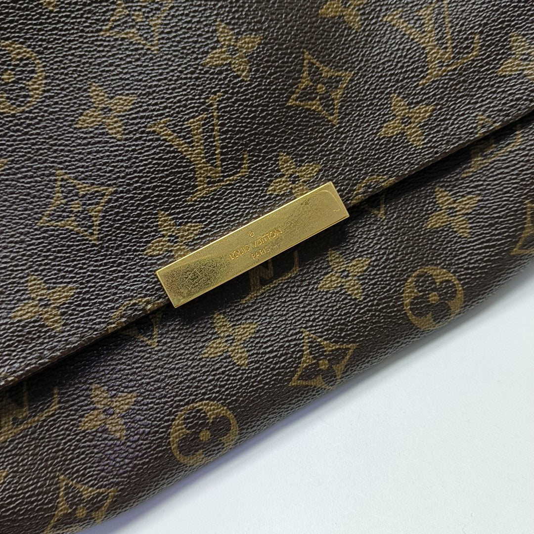 FAVORITE PM Monogram Coated Canvas Brown