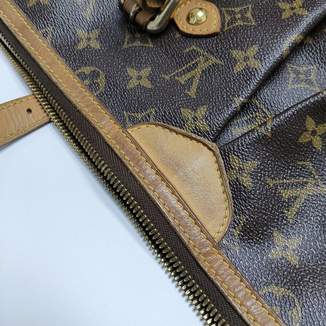 PALERMO GM Monogram Coated Canvas Brown