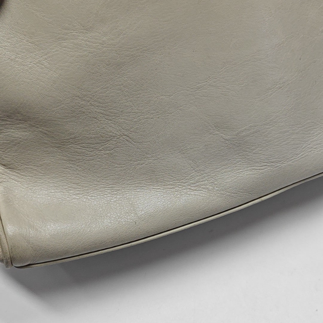 Calfskin Shoulder Bag Beige