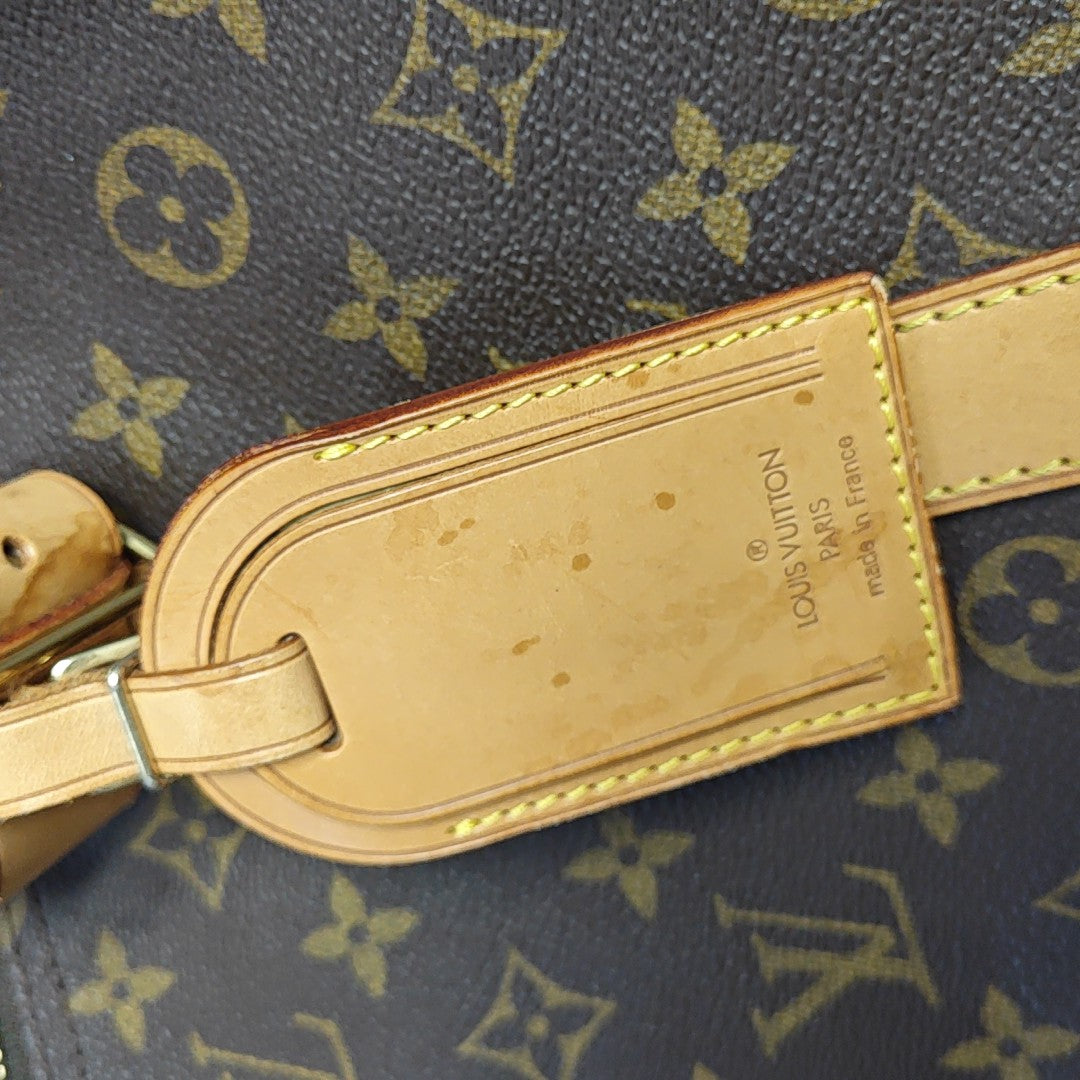 SAC SOUPLE 55 Monogram Coated Canvas Brown