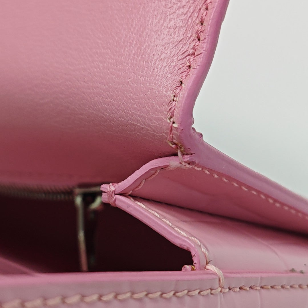 Calfskin Shoulder Bag Pink