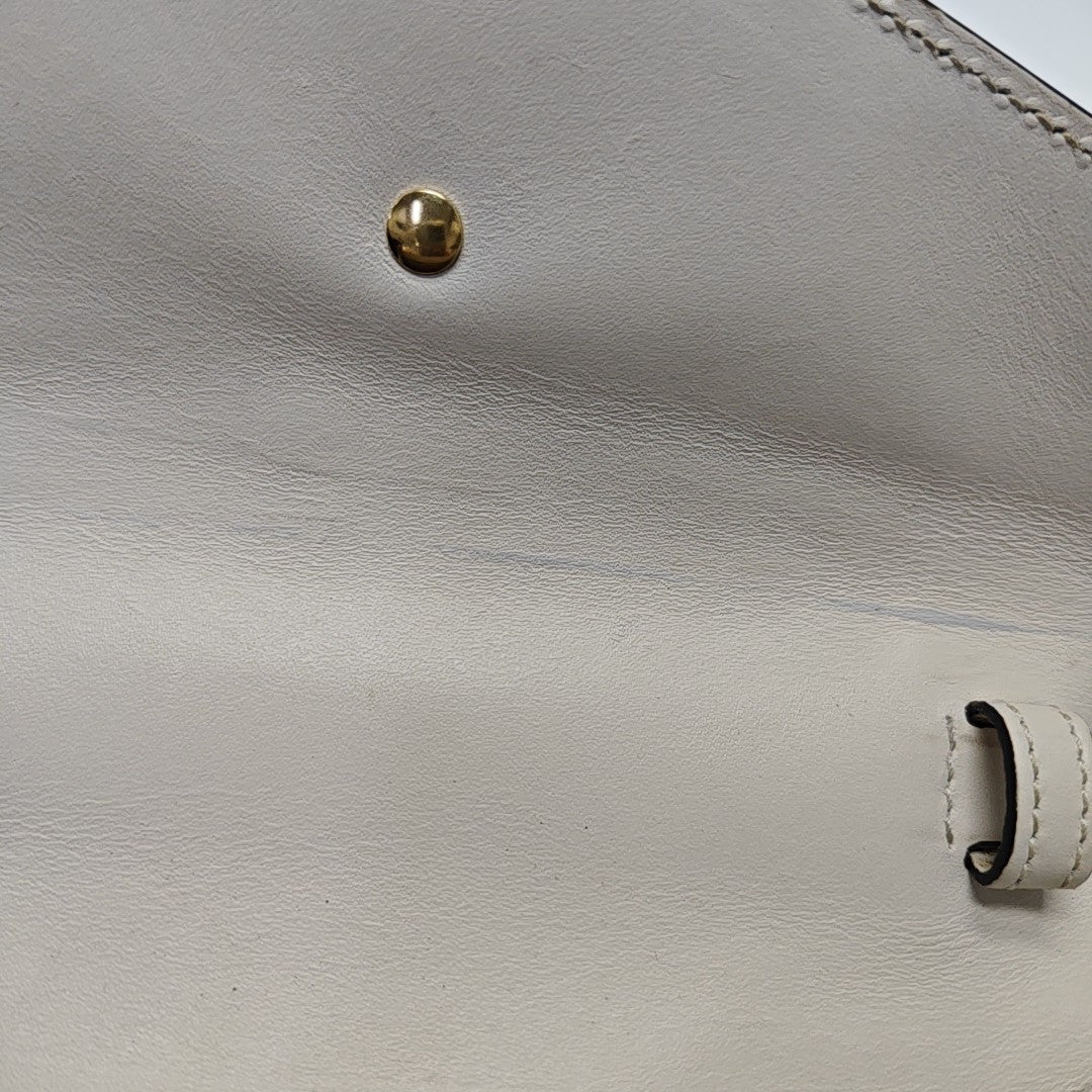 Sylvie Mini Calfskin White