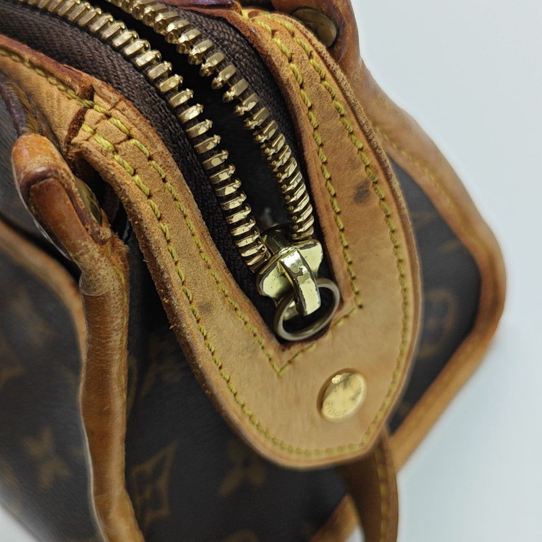 POPINCOURT Monogram Coated Canvas Brown