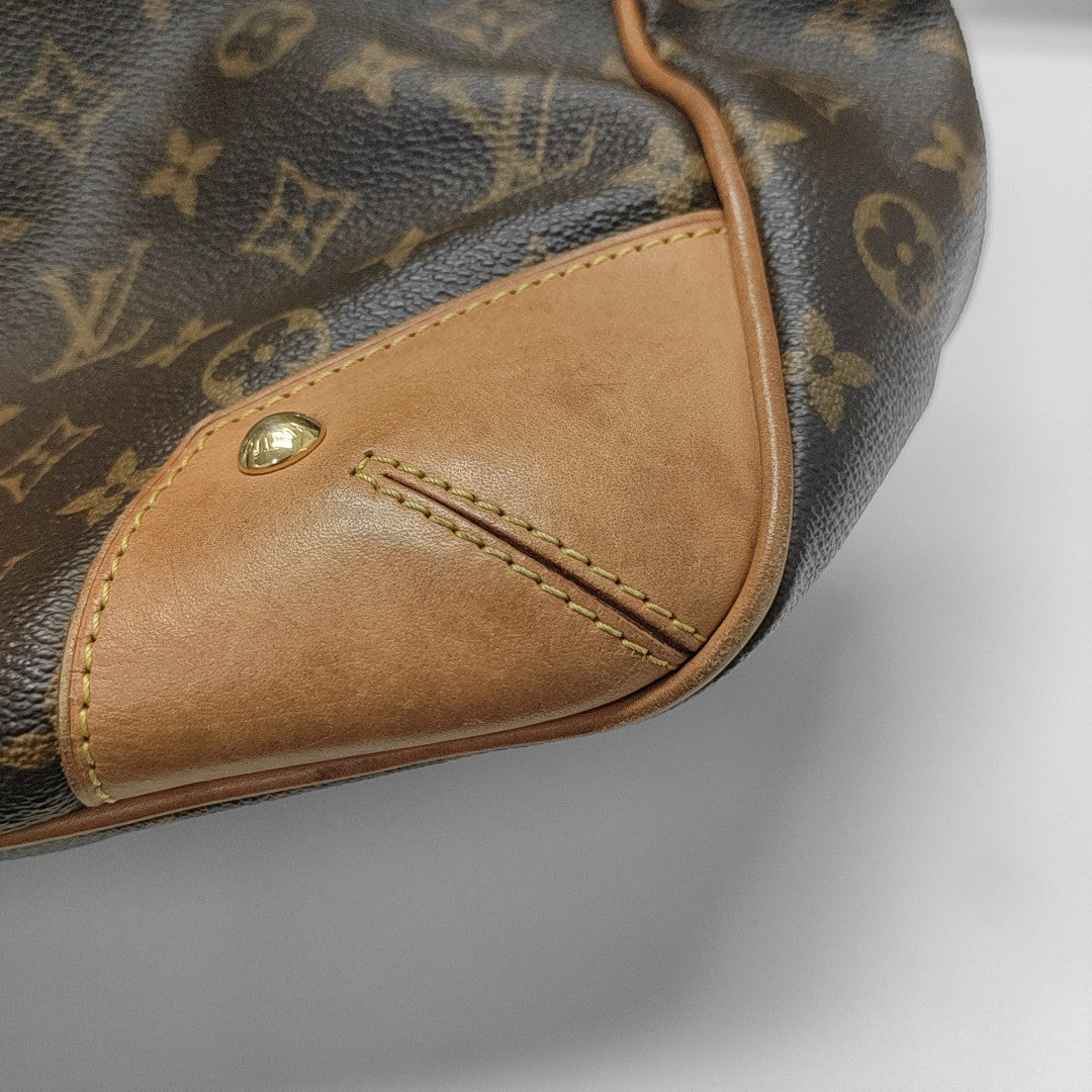 ESTRELA GM Monogram Coated Canvas Brown