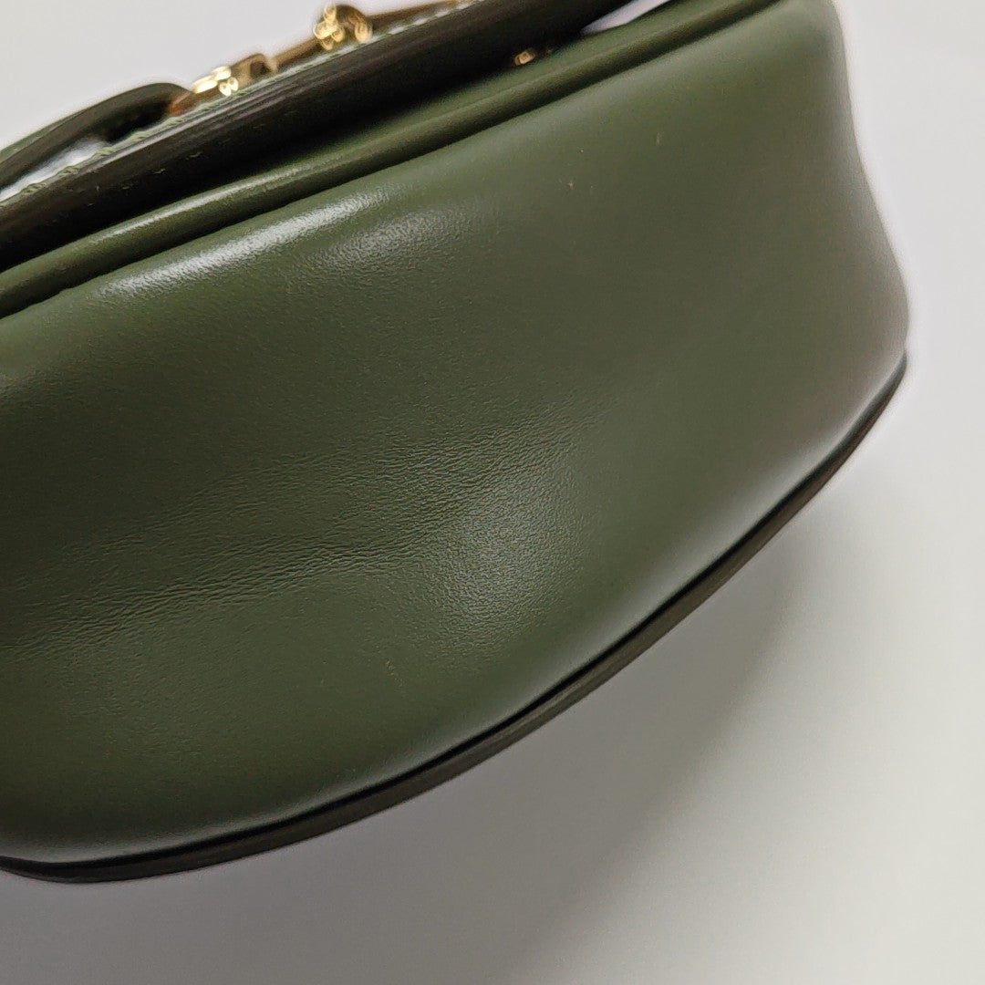 CRÉCY Small Calfskin Green