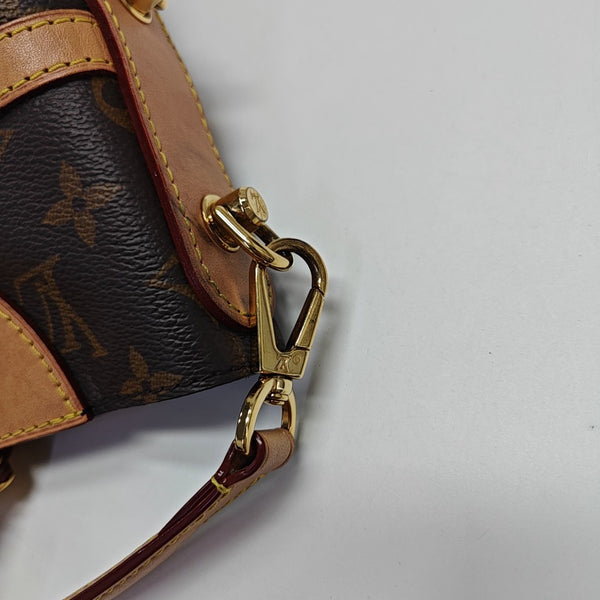 DUFFLE Monogram Coated Canvas Brown