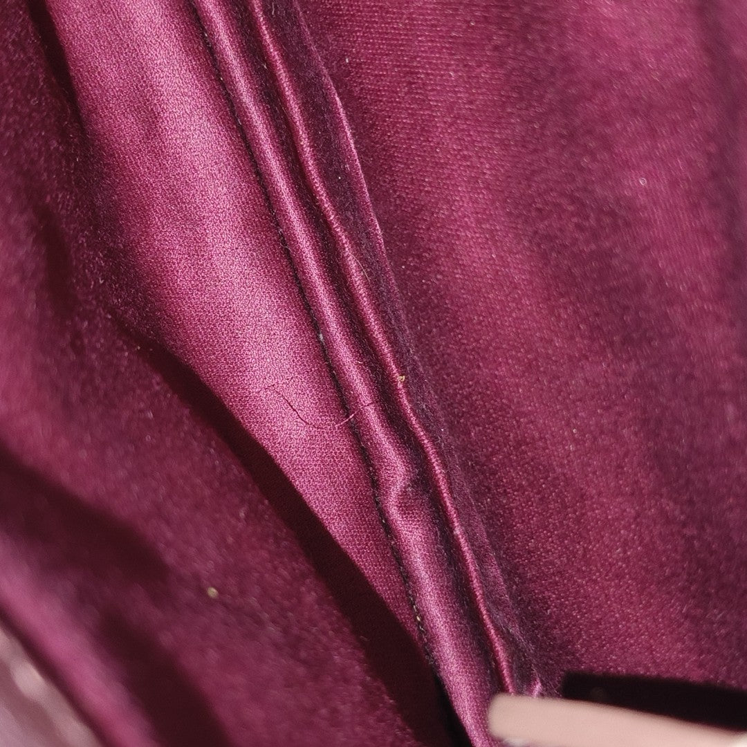 Crystal Quilted Lambskin Pink