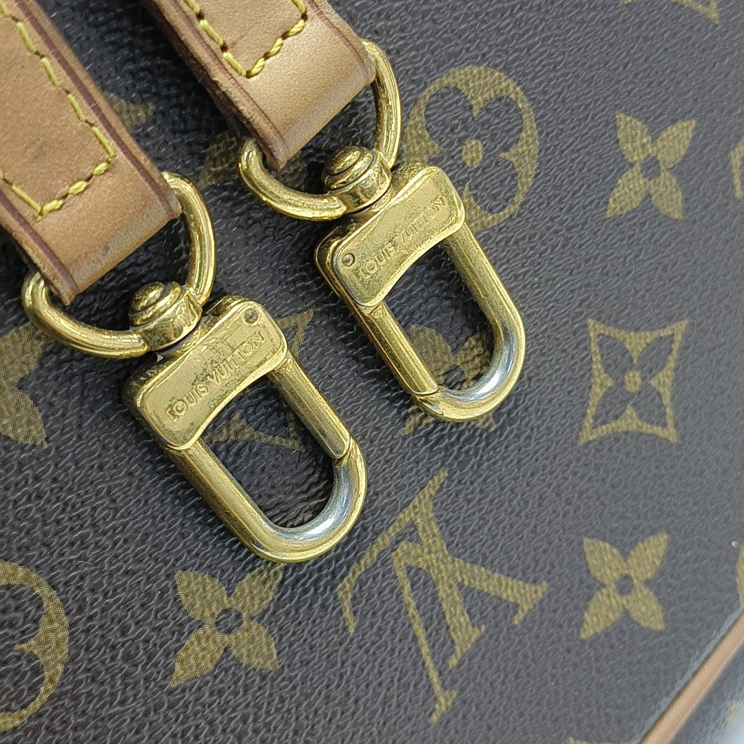 PALERMO PM Monogram Coated Canvas Brown