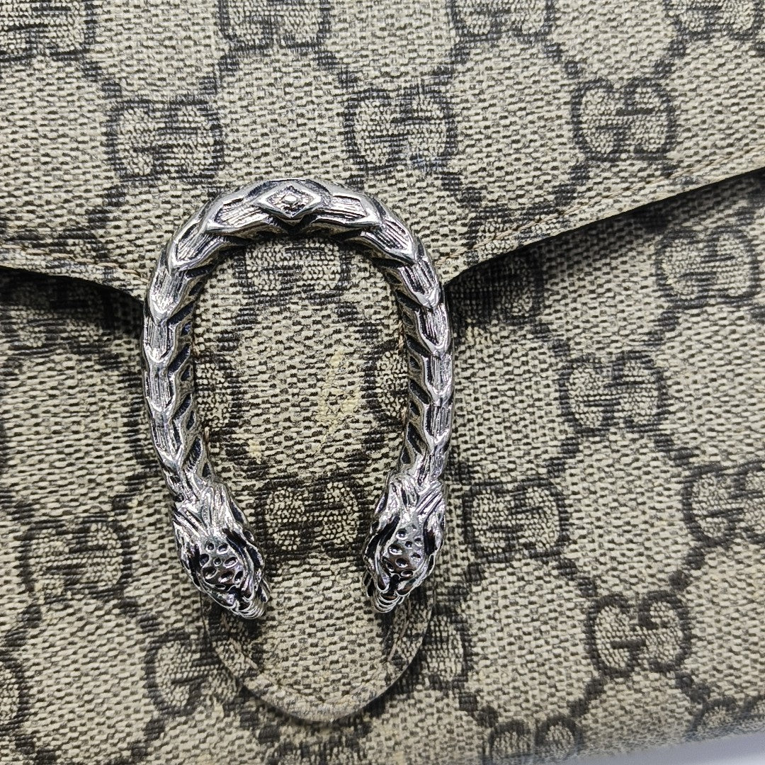 Dionysus Monogram Lona Revestida Beige