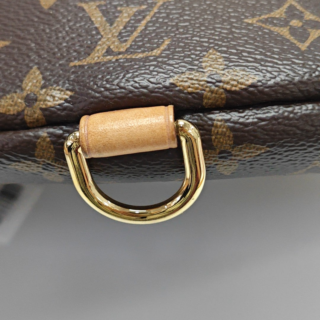 BUMBAG Monogram Coated Canvas Brown