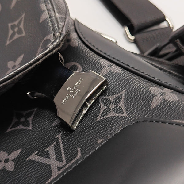 VOYAGER PM Monogram Coated Canvas Black