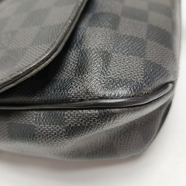 DISTRICT PM Damier Graphite Coated Canvas Gray
