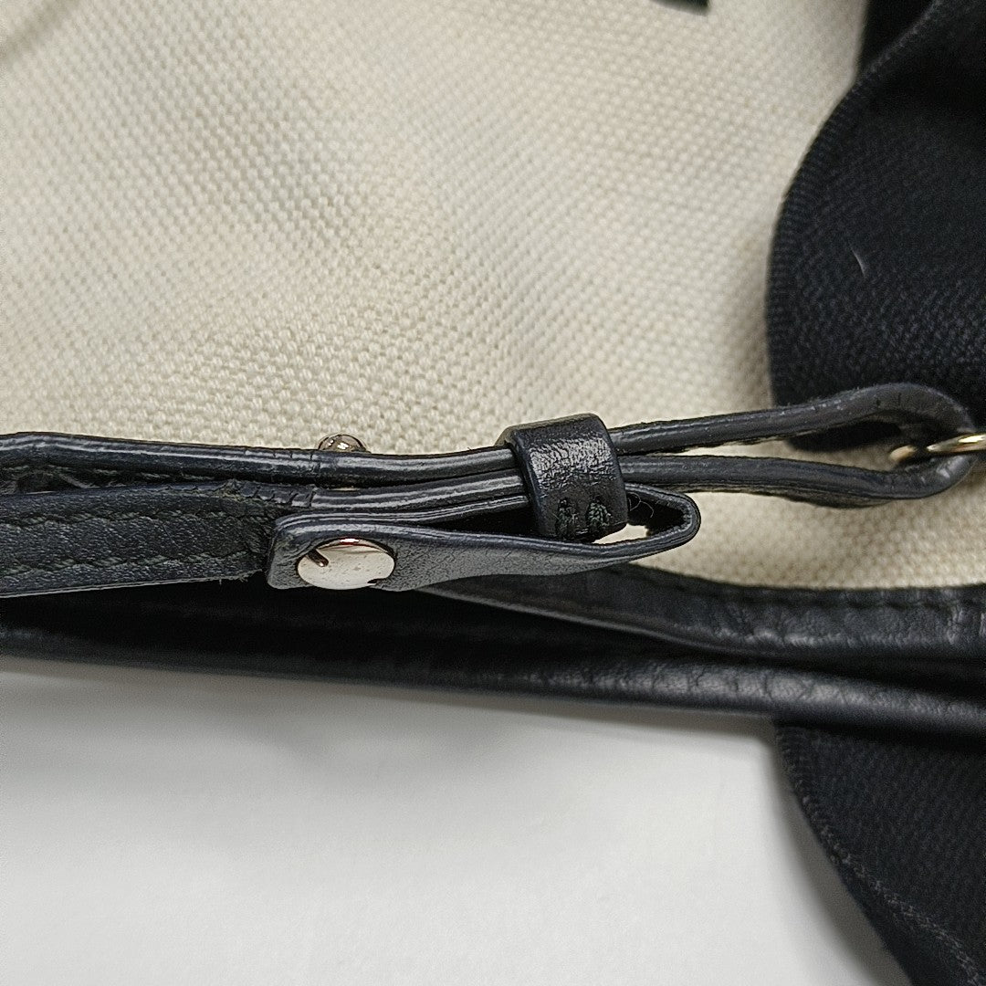 Navy Mini Canvas White
