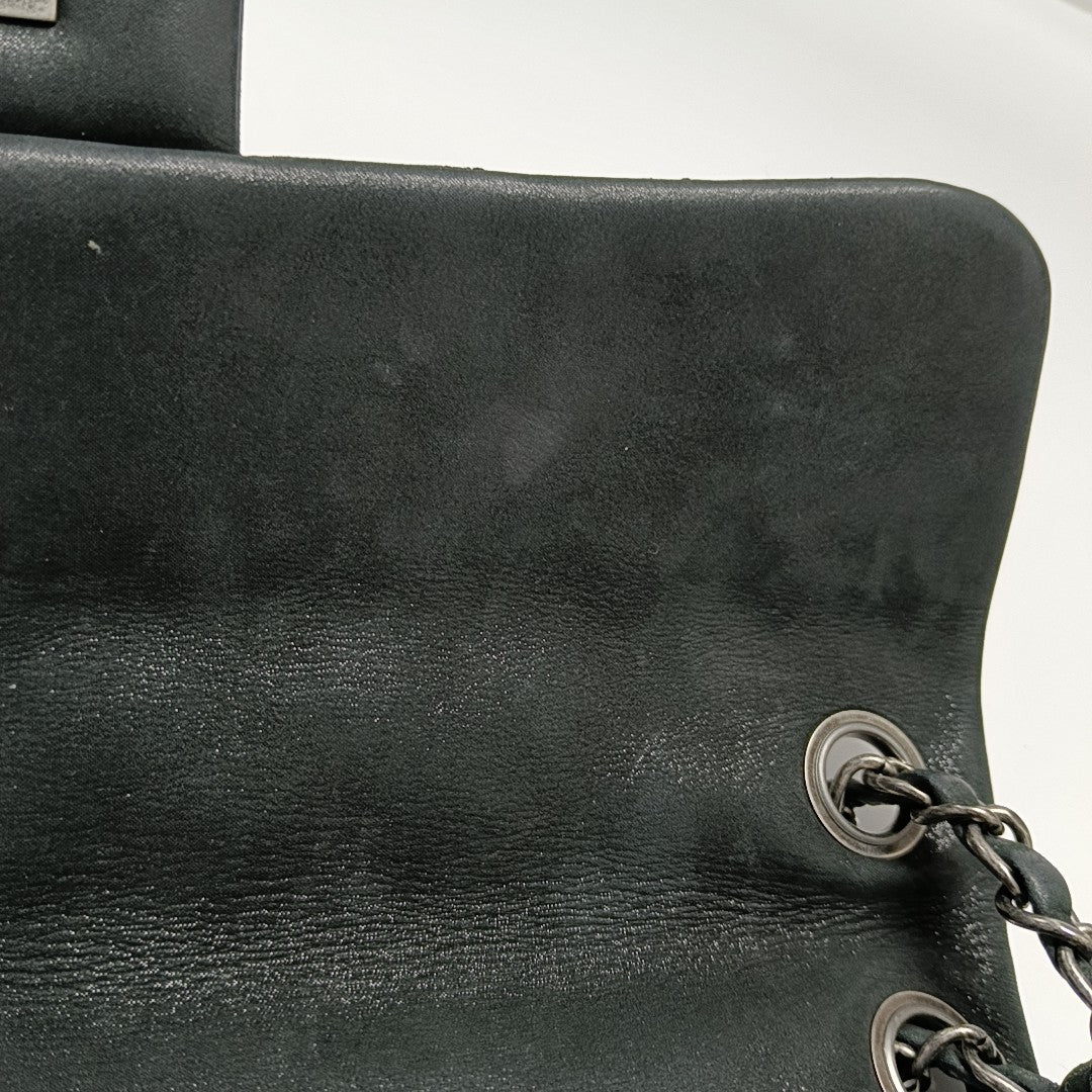 Quilted Calfskin Shoulder Bag Green