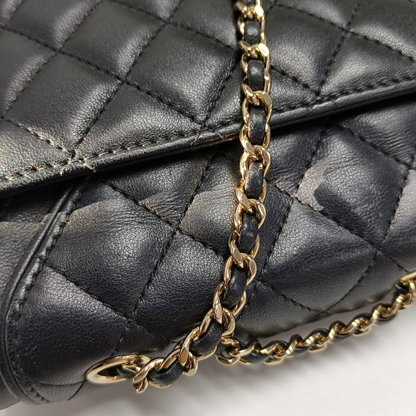 Quilted Lambskin Black