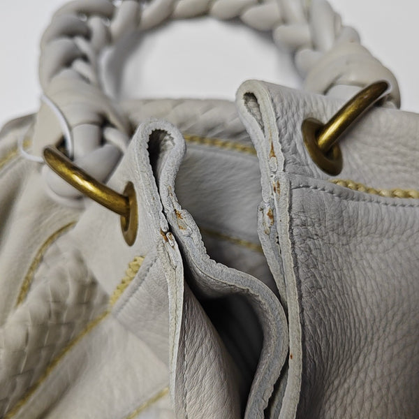 Lambskin Shoulder Bag White