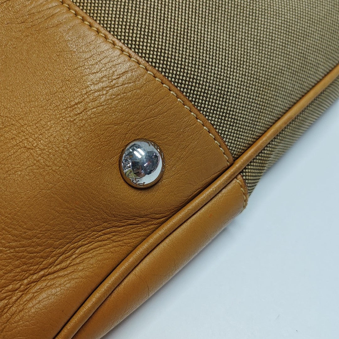 Fabric Tote Bag Brown