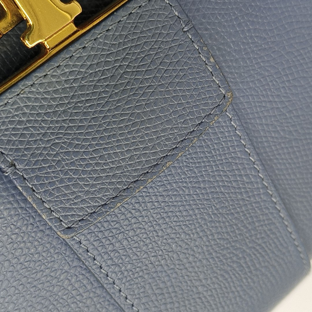 30 Montaigne Calfskin Blue