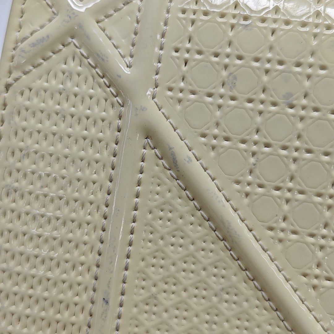 Diorama Small Cannage Calfskin Yellow