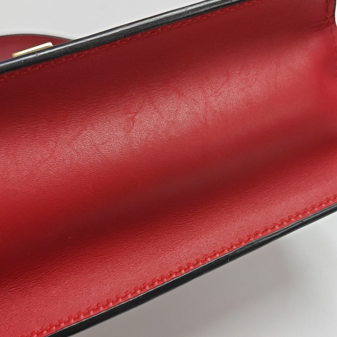 Sylvie Mini Calfskin Red