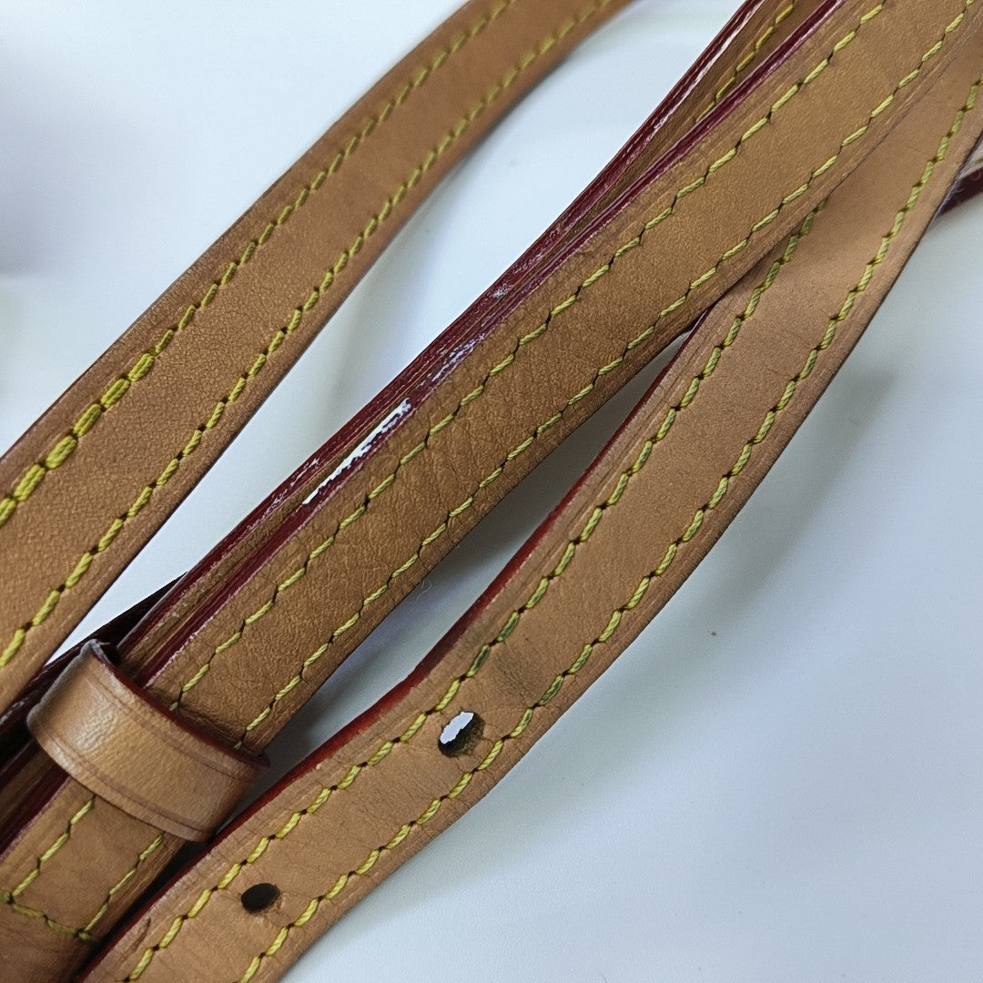 SIDE TRUNK MM Monogram Coated Canvas Brown