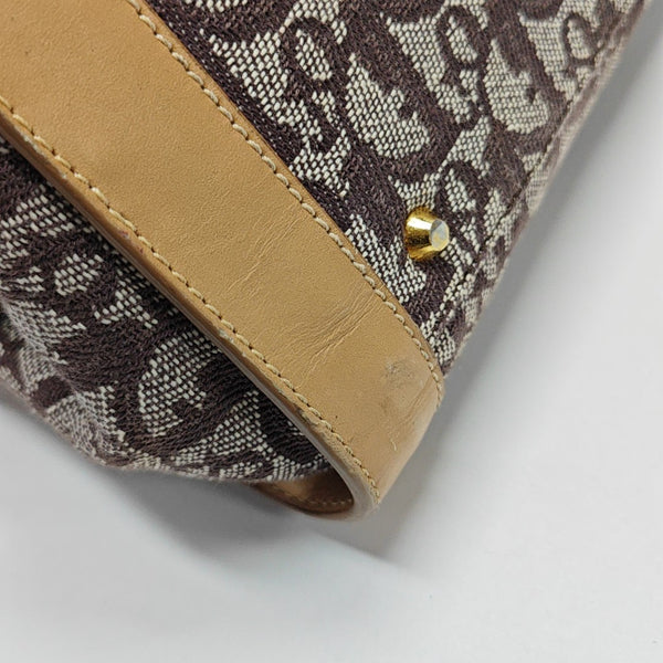 Oblique Canvas Tote Bag Multicolor