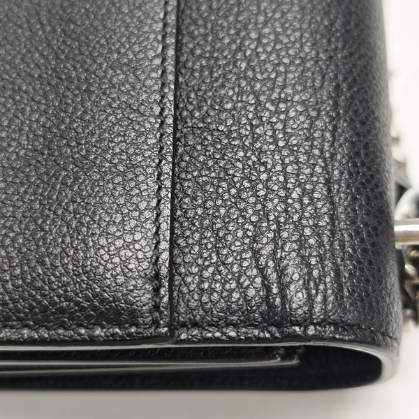 SUNSET Medium Calfskin Black